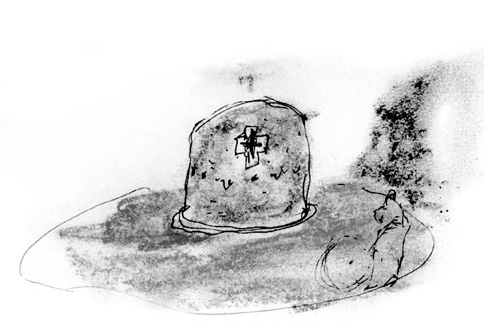 スペインの田舎町の風景