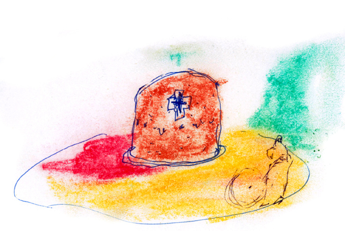 スペインの田舎町の風景